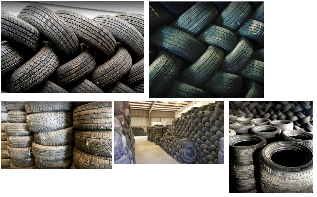 44871 - Lot of Used Tires Mixed Brands USA