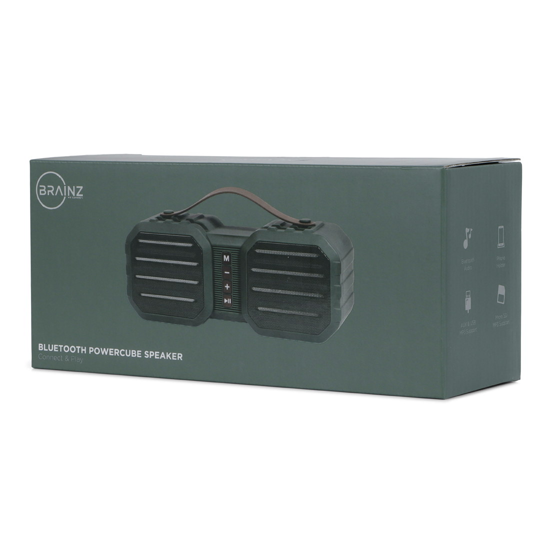 51034 - Brainz Power Cube Bluetooth Speaker Europe